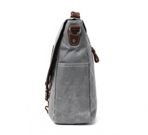Canvas Messenger Bag Laptop Bags Computer Bags - Image 4