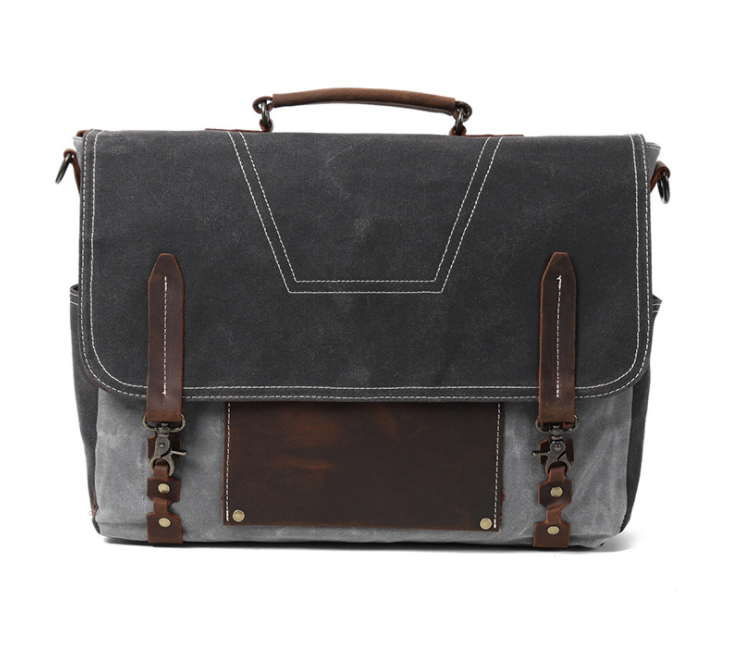 Canvas Messenger Bag Laptop Bags Computer Bags - Canvas Bag Leather Bag ...