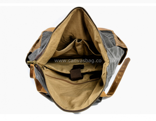 Canvas Rucksack Backpack Travel Rucksacks School Bags - Image 18