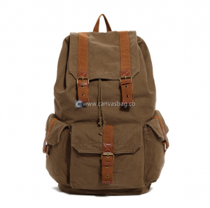 17 inch Laptop Backpack Large Canvas Backpack Book Bag