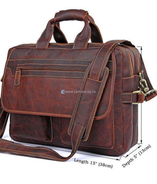 Mens Leather Messenger Bag Leather Bags for Men Canvas Bag Leather