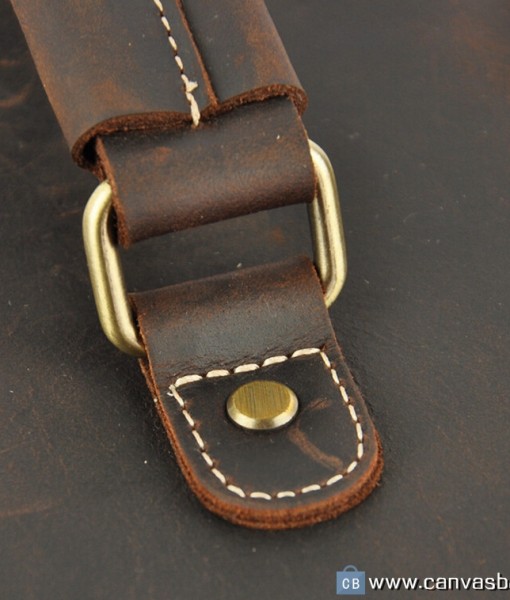 Real Leather Durable Briefcase, Camera Bag Canvas Bag Leather Bag