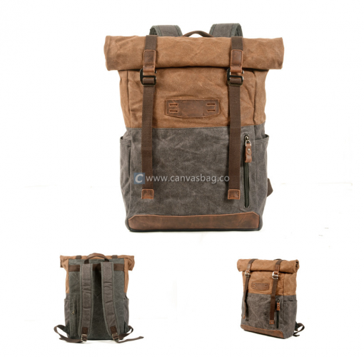 Waxed Canvas Backpack - Image 2
