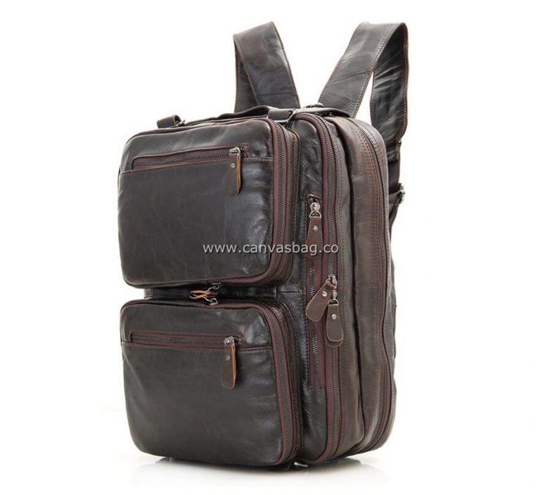 convertible laptop backpack Canvas Bag Leather Bag CanvasBag.Co