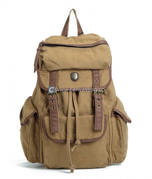 Hiking Backpack Drawstring Backpack Outdoor Backpack Canvas Bag Leather Bag CanvasBag.Co