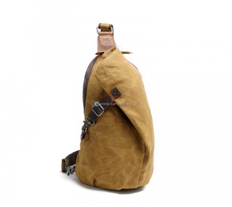 Canvas Sling Backpack Waxed Stylish and Functional Travel Companion