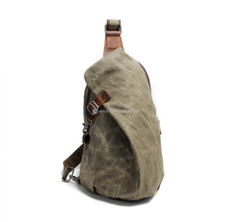 Canvas Sling Backpack Waxed Stylish and Functional Travel Companion
