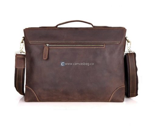 mens leather satchel bag - Image 2