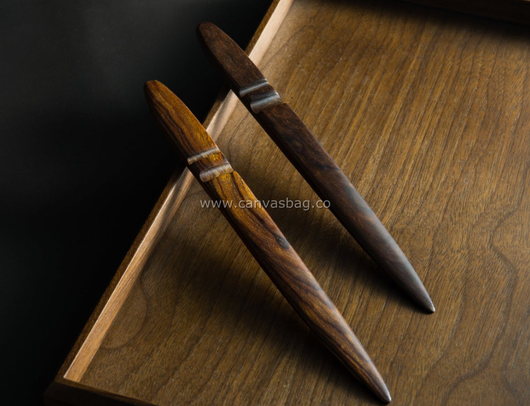 Leathercraft Round Edge Burnisher Tool Sandalwood Round Multi