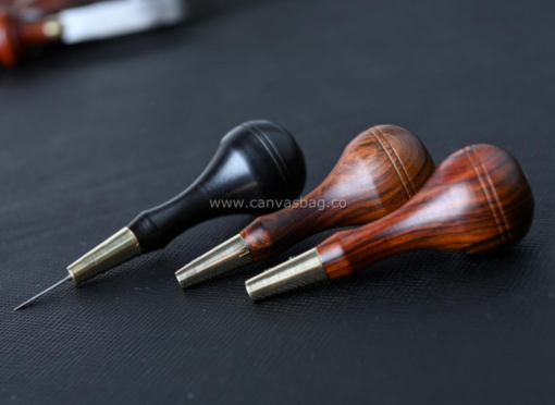 Leather Awl Scratch Awl Detachable FlatDiamond Awl for Leathercraft - Image 4