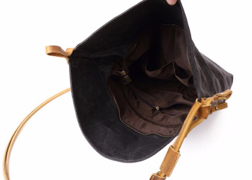 Canvas Hobo Crossbody Bag
