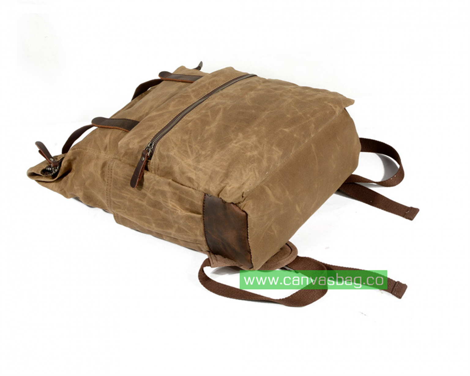 canvas and leather backpack canvas hiking backpack Canvas Bag Leather