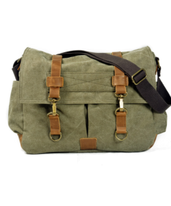 canvas shoulder messenger bag