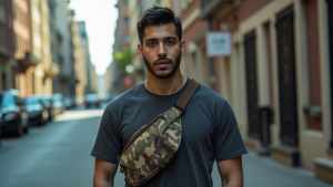 camo sling bags for men